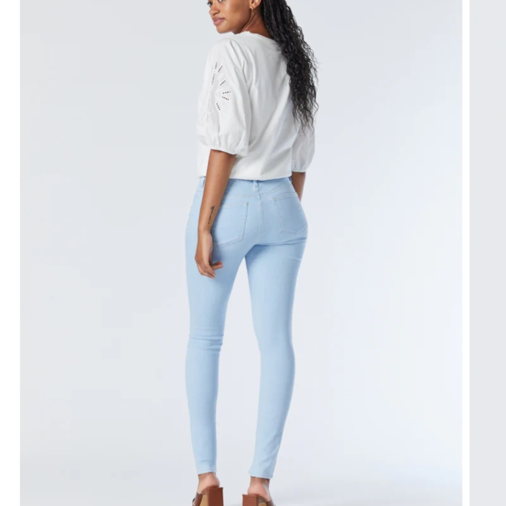 Mavi Women's Light Blue Alissa High Rise Super Skinny Jeans